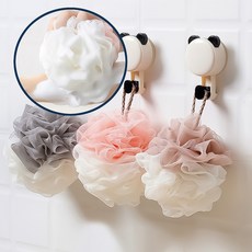 소프트 거품 샤워볼 아기 어린이 저자극 부드러운 세면 타올, 1개, 랜덤 상세참조 3종