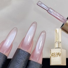 XEIJAYI 2026년 트렌디 레인보우 캣아이 네일 폴리시 젤 레인보우 컬러 마그네틱 젤 살롱 아트, 1개, 15ml, 핑크 젤