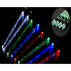 LED 난타 드럼채 리듬 스틱 북채 공연 야광 형광, 1개