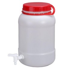 물 저장 양동이 수도꼭지가 있는 세척 버킷 물통 밸브 플라스틱 워터 탱크, B.10L투명+수도꼭지+1m호스