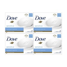 도브 센스티브 스킨 뷰티 바, 90g, 4개입