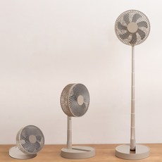 리웨이 무선 접이식선풍기 휴대용 캠핑용 미니선풍기 베이지 폴딩팬, GSF-N007B