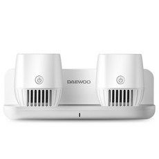 DAEWOO 無線雙倉果蔬清洗機, 奶糖白:1個