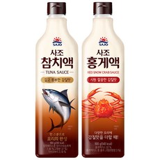 사조 홍게액900g 2+사조 참치액900g 2, 1세트