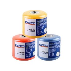 VICTOR 勝利 緩衝膜 GR50 皮膚膜 減震膜 緩震膜 握把布，超薄減震，舒適握感，提升球拍性能, 1個