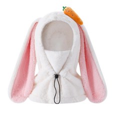 Soapjuice 스키 헬멧 커버 탈착식 페이스 마스크 벨벳 방한모 따뜻함 방풍 스키 스노우보드용 당근. 단일 사이즈