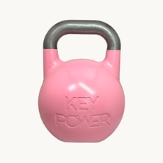 氣魄KEY POWER 競技壺鈴 國際標準規格, 1個, 8kg, 消光粉色