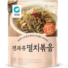 청정원 견과류 멸치볶음, 60g, 7개