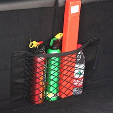 승용차수납망 비상용품보관 60cm 1개입 세단트렁크정리 중형포켓 메쉬그물망 블랙, 1개