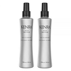 Kenra Daily Provision 리브인 컨디셔너 수분 공급 엉킴 제거 광택 추가 곱슬머리 날리는 모발, 1, 236ml