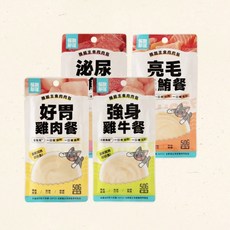 怪獸部落 好胃雞肉餐 機能主食肉包 50g, 8個, 綜合口味組