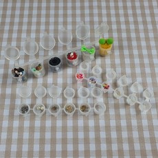 불꽃마켓 미니 6구 물감 소분통 3ml 푸어링아트 물감통