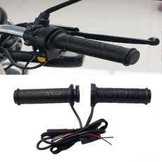 DC 12V 바이크 오토바이 핸들 바 히터 핫 그립 ATV 핸들 바 핸드 워머 22mm 방수 전기 가열 그립 바이크 오토바이 ATV, [01] 옵션1