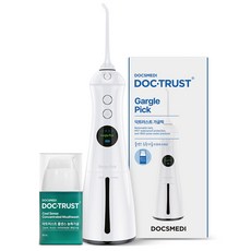 닥스메디 가글 구강 세정기 치간 치아 세척기 치석 제거기 무알콜 자연유래 천연 성분 방수 가글픽 휴대용 가정용 추천 스케일링 치과 공식 납품, 구강세정기 단품 + 쿨센스 농축가글 1개