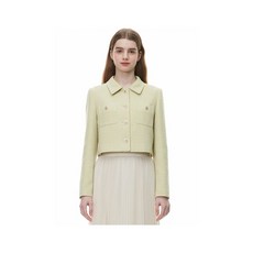 [백화점 정품] 플라스틱아일랜드 여성자켓 트위드 싱글 크롭 자켓 PQ1WJ263