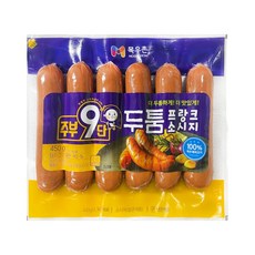 목우촌 주부9단 두툼 프랑크 소시지 450g, 1