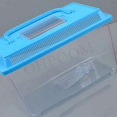 채집통 애완곤충투명채집통 소라게관찰통 거북이사육케이지