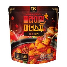 플라이밀 마녀스프 마라맛 치킨 닭고기 스튜 실온보관 식단관리 한끼 대용 식사대용, 300g, 1개