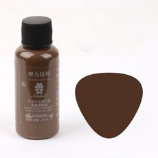 가죽 탄성 가장자리 오일 DIY 수제 소 소재 조각 벨트 자극 냄새없이 매트 수리, [01] 30ml, dark brown, 1개