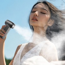 휴대 송풍 장치 에어 분사기 차량 내부 먼지 제거 강력 바람 발생 캠핑 야외, 상세페이지 참조, 그레이
