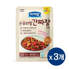 일동후디스 아이얌 순우리쌀 간짜장 파우더, 3개, 춘장, 80g