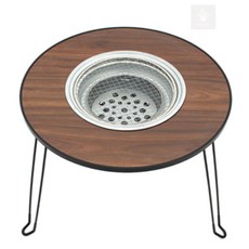 몽키 원형 화로 테이블 숯불그릴