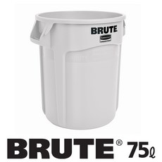 러버메이드 브루트 컨테이너 75L, 흰색