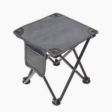 접이식 등산 의자 백패킹 캠핑 휴대용 초경량 미니 튼튼한, 블랙