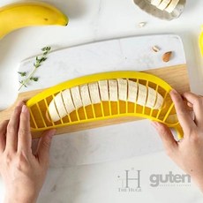 더휴즈 안전 바나나 칼 슬라이스 커터 바나나 커터기 과일커터기, 1개