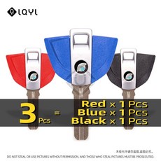 3pcs 오토바이 키 포경 빈 교체 키 bmw f800r k1300gt k1200r r1200rt k1300r f650gs f800gs s1000rr r1200gs r1150, 협력사, 3개 3색