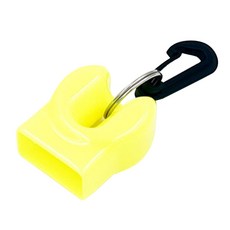 실리콘 레귤레이터 Octopus 마우스피스 홀더 클립이 있는 다이빙 Skum-Ball 레귤레이터 마우스피스 커버, 노란색