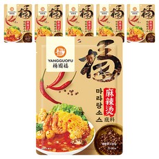 양궈푸 마라탕 소스, 220g, 6개