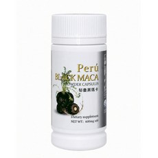 Perú秘魯黑瑪卡膠囊600mg, 1個, 60顆
