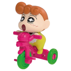 【M.M小舖 現貨】BANDAI 轉蛋 扭蛋 蠟筆小新角色造型車 - 小新 小白 小葵 全4款, 1個, B款/小葵2I740