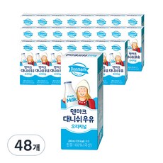 덴마크 대니쉬 오리지널 멸균우유, 200ml, 48개