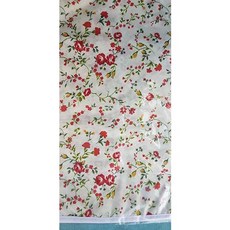 케어메이트 식사용 에이프런 고급형 흰꽃무늬 B타입 73x90cm 환자간병 위생용품, MED