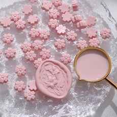 개가방 꽃 모양 씰링 왁스 비즈 카드 봉투 결혼식 초대장 선물 포장 장식에 적합, 1개, 14. A14