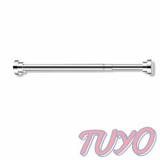 길이조절 스텐압축봉 220 260 거실 침실 대형 커튼봉 jun+0657Vb, 125-220cm