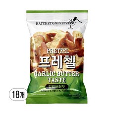 프레첼 갈릭버터맛, 85g, 18개