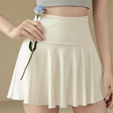 여성용 베이직 스포츠 스커트 테니스 치마 바지 일체형 운동복 골프 런닝 활동성 좋은 기능성 하의