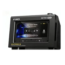 FiiO 레트로 박스 스피커 무선 블루투스 무손실 LDAC M33 M21 휴대용 플레이어 데스크탑 오디오와 호환 가, 01 R Box, 01 Only black
