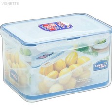 직사각 밀폐용기 4 5L 냉장고파먹기 냉장고공간부족 식재료소분 대용량찬통 투명보관용기, 1개