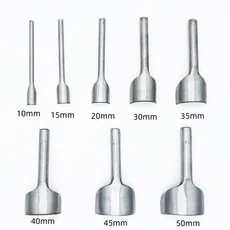 1Pcs 1/2 10mm-50mm 가죽 공예 도구 반원형 커터 펀치 손 아크 용접 모양의 스트랩 DIY, 09 9pcs