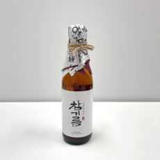 고소한 꼬마 참기름 350ml 1병 전통방식 진짜 참깨, 1개