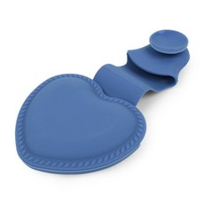 실리콘 냄비장갑 주방 장갑 하트 모양 방열 블루, 1개, 상세페이지 참조