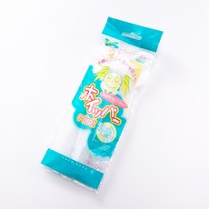 日式掛環起泡網 細密泡沫生成 潔面專用 網眼設計 白色, 1個, 整體長度23x18cm、網子長度15cm,1入