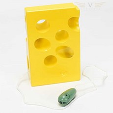 브이커머스 바느질장난감 실꿰기 치즈