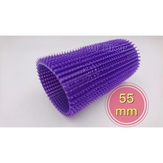 【微風髮品】韓國原裝進口 (加長)勾毛髮卷 免固定倒勾毛 造型髮卷 韓國青卷 韓國髮卷《公司貨》, 1個, 55mm/2入