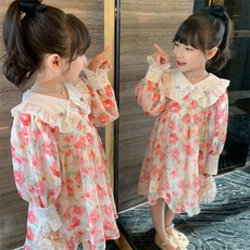 MIMIHELLO 女童碎花洋裝