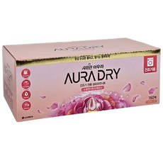 샤프란 아우라 드라이시트 스윗만다린피오니 160매 / 건조기시트 섬유유연시트 섬유유연제, 160개